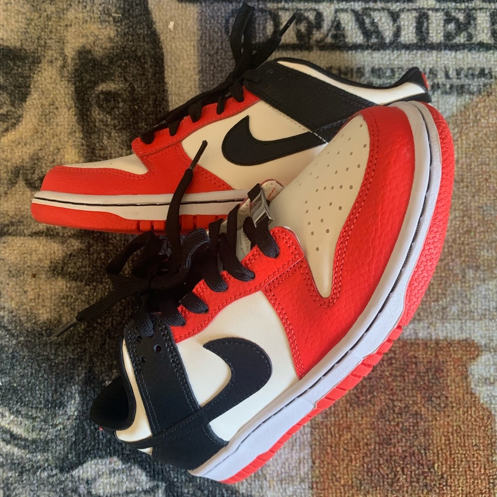 ❤️🖤NIKE DUNK LOW GS SNEAKERS🖤❤️